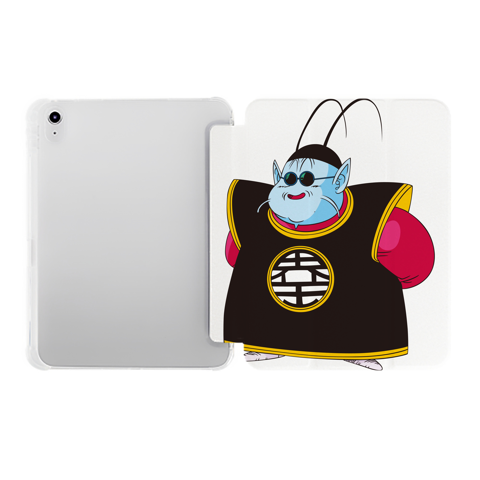 （画像用） ドラゴンボール DRAGON BALL IPad ケース ペン収納付き 三つ折りスタンド PUレザー×シリコン 対応機種9.5/10.5/10.9インチ